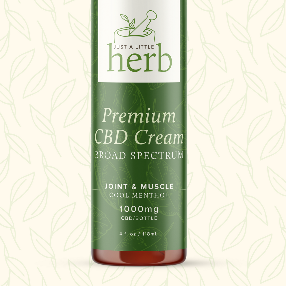 Premium CBD Cream Joint & Muscle (Cool Menthol)- 1000 mg Broad Spectrum CBD