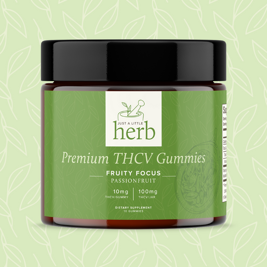Fruity Focus- 10 mg Premium THCv Gummies (Passion Fruit)