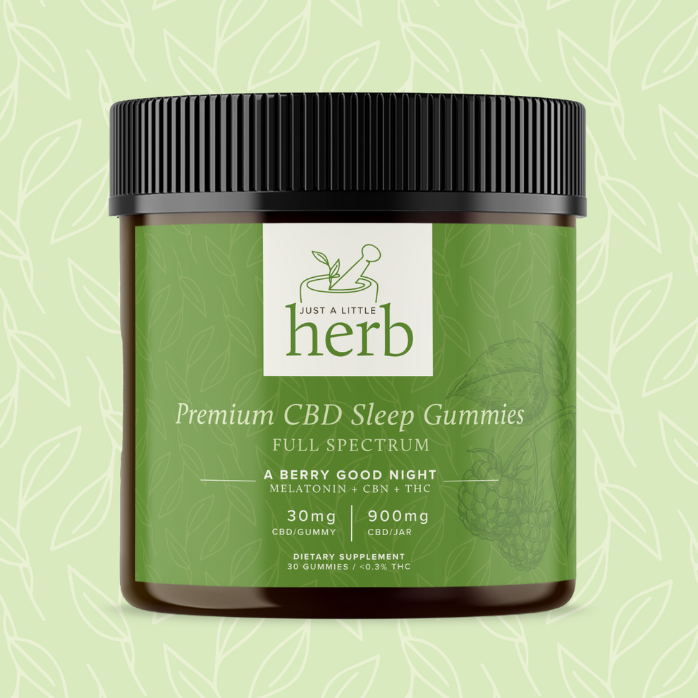 A Berry Good Night (Melatonin + CBN +THC) - 30 mg Premium CBD Sleep Gummies