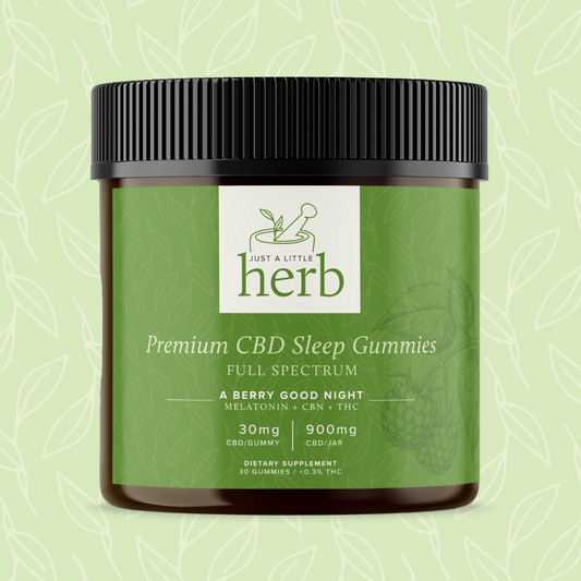 A Berry Good Night (Melatonin + CBN +THC) - 30 mg Premium CBD Sleep Gummies